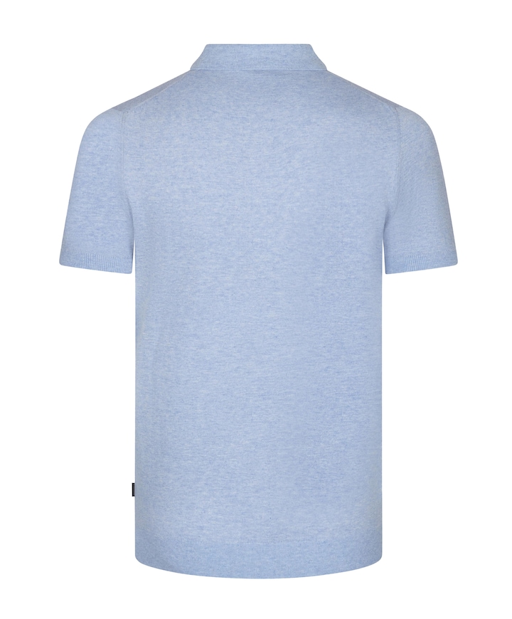 Heren polo blauw