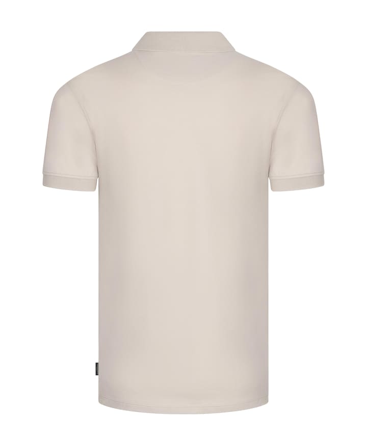 Heren polo beige