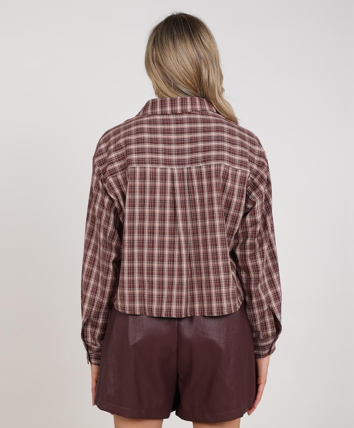 Dames blouse bordeaux