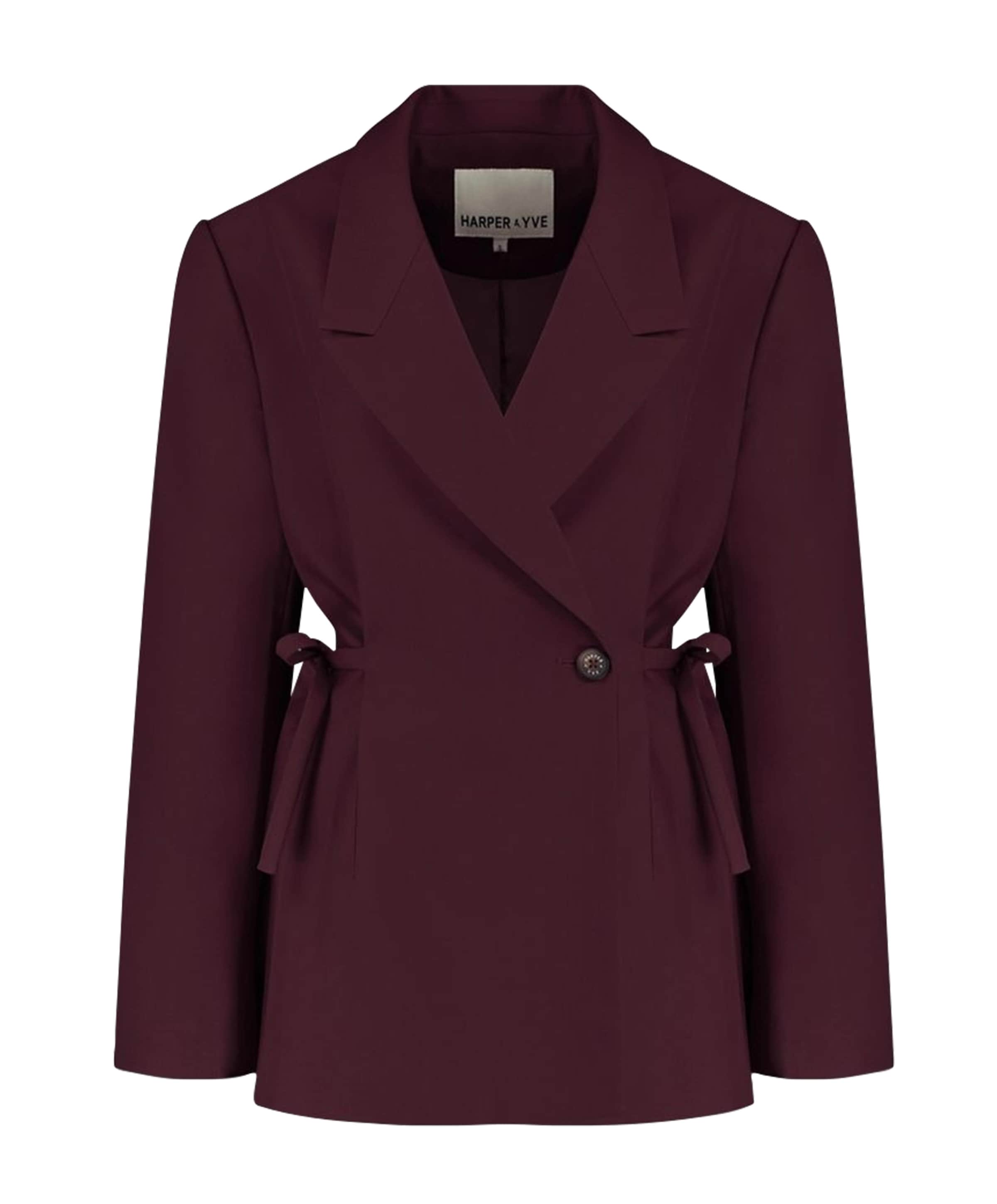 Dames blazer bordeaux
