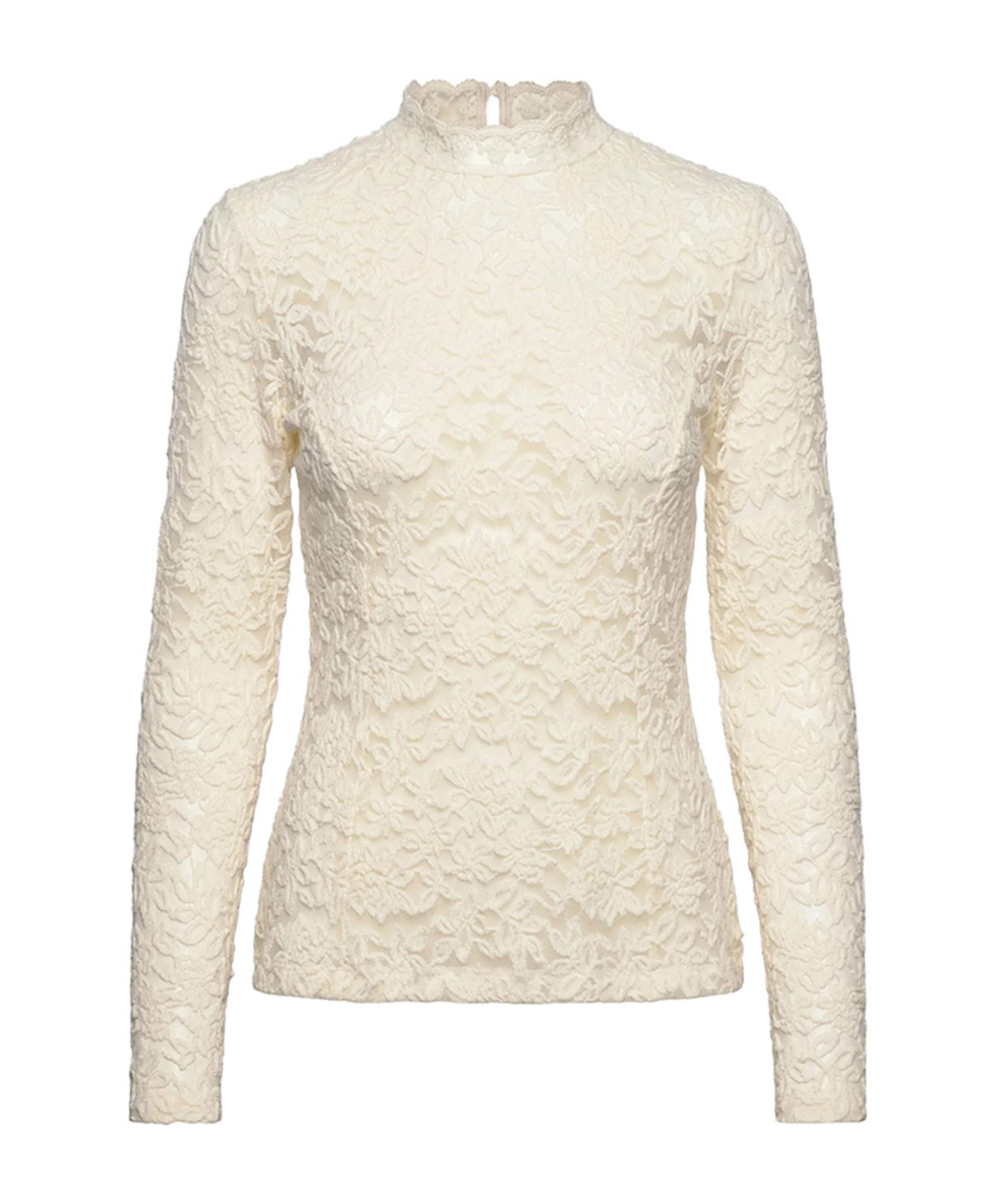 Dames longsleeve ecru