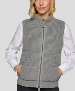 Dames gilet grijs