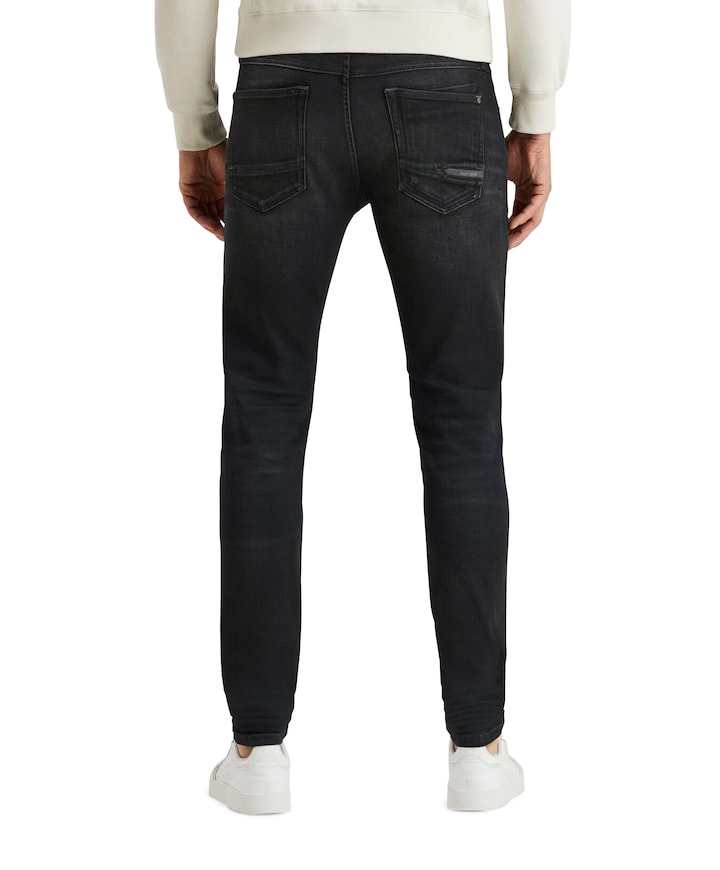 SHIFTBACK TAPERED NIGHT COAL BLACK heren jeans zwart