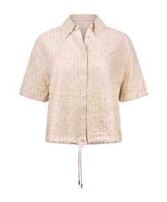 Dames blouse beige