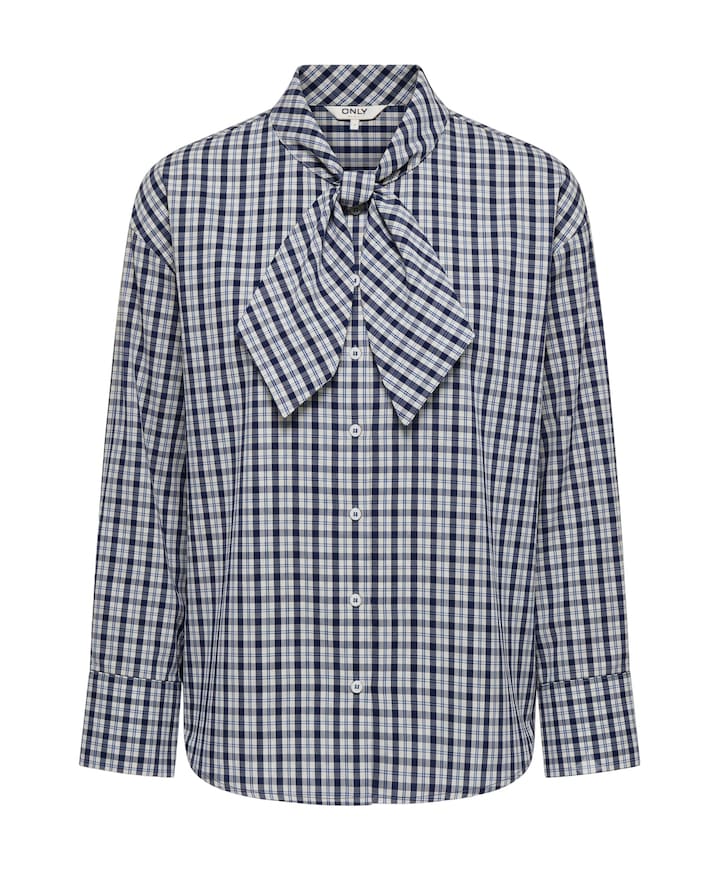 Dames blouse blauw