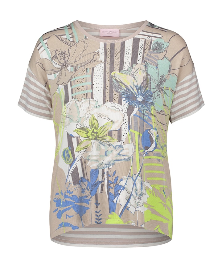 Dames T-shirt beige