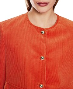 Dames jas oranje
