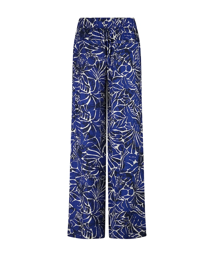 Ink Bloom dames broek blauw