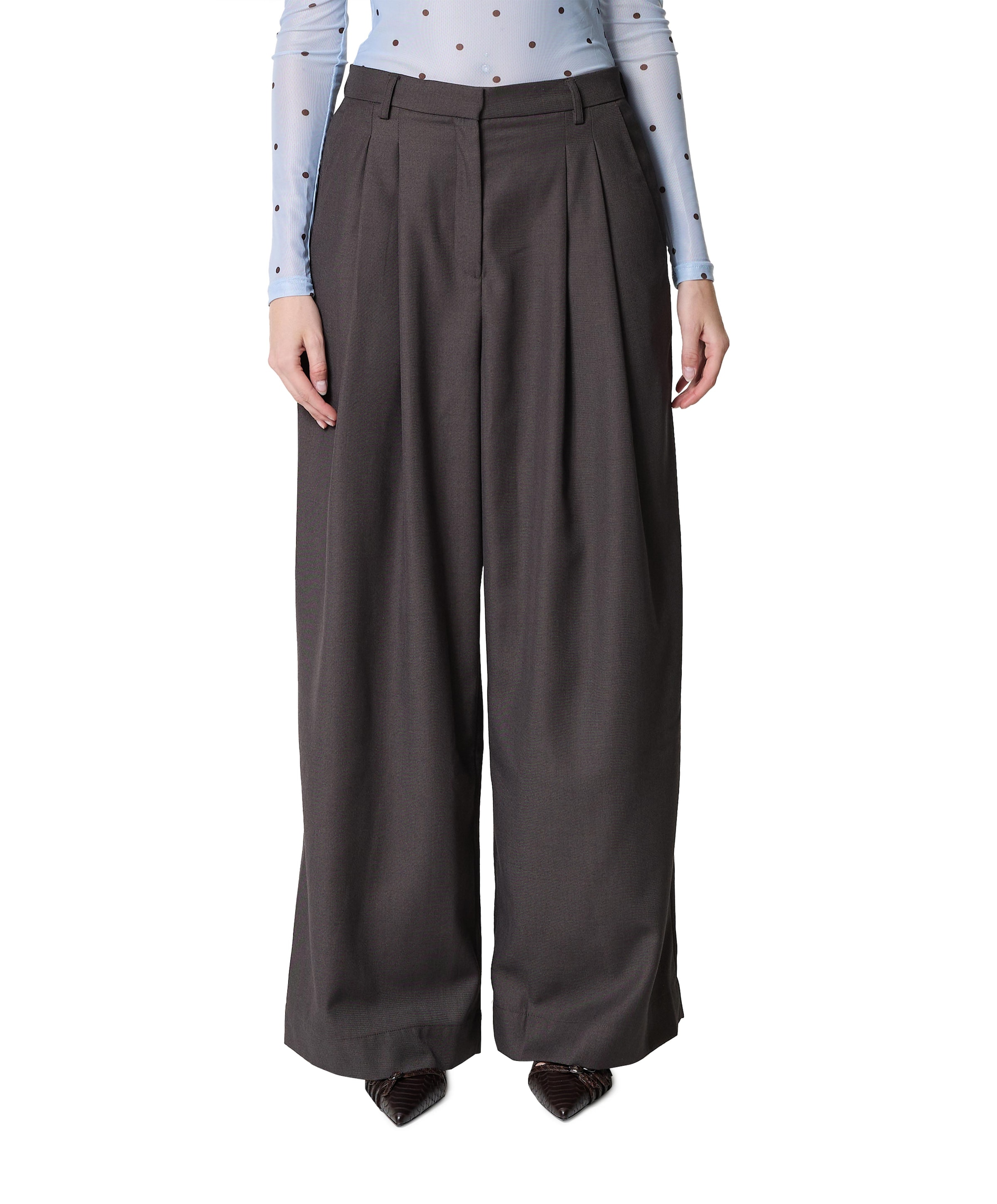 Martina dames broek bruin