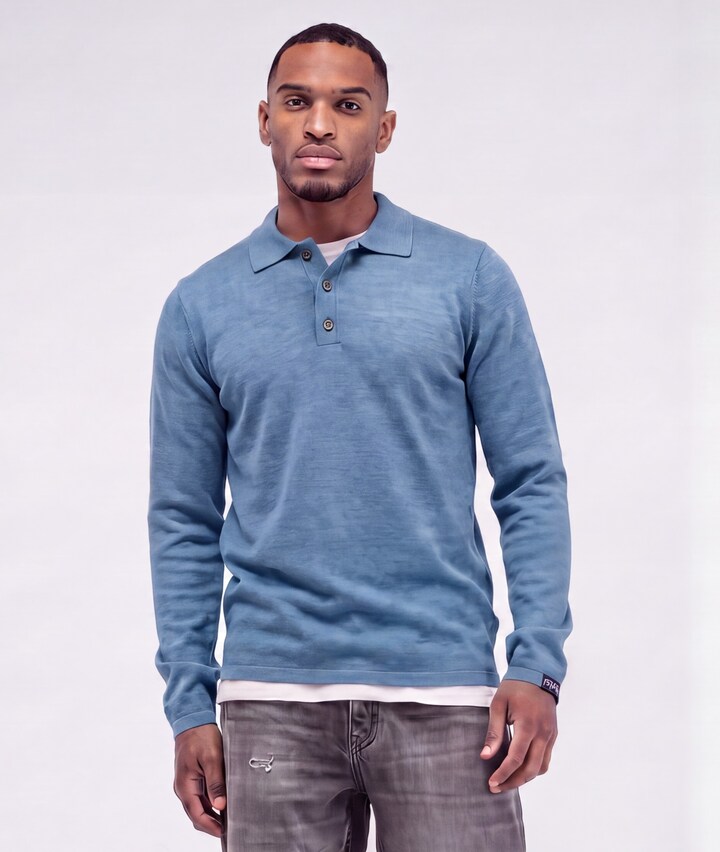 Heren trui blauw