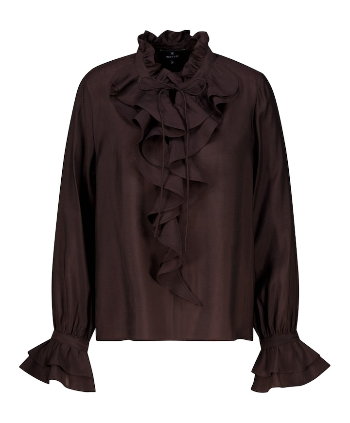Dames blouse bruin