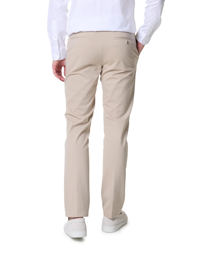 Morello elax heren pantalon beige