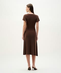 Dames jurk bruin