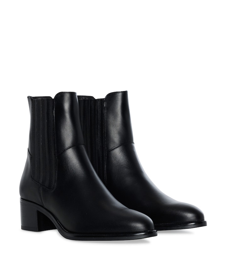 Sharmae dames enkellaarzen zwart