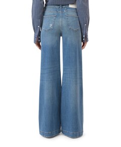 Glow Up dames jeans blauw