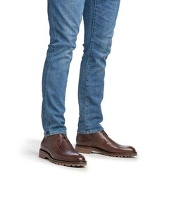 heren veterboots bruin