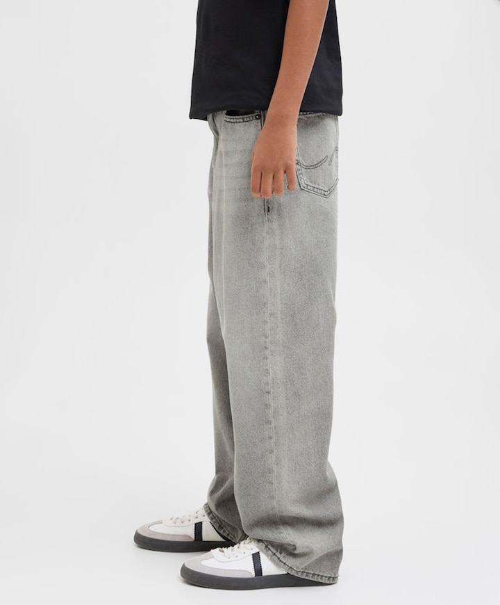 JJIALEX JJORIGINAL AKM 554 NOOS JNR jongens jeans grijs