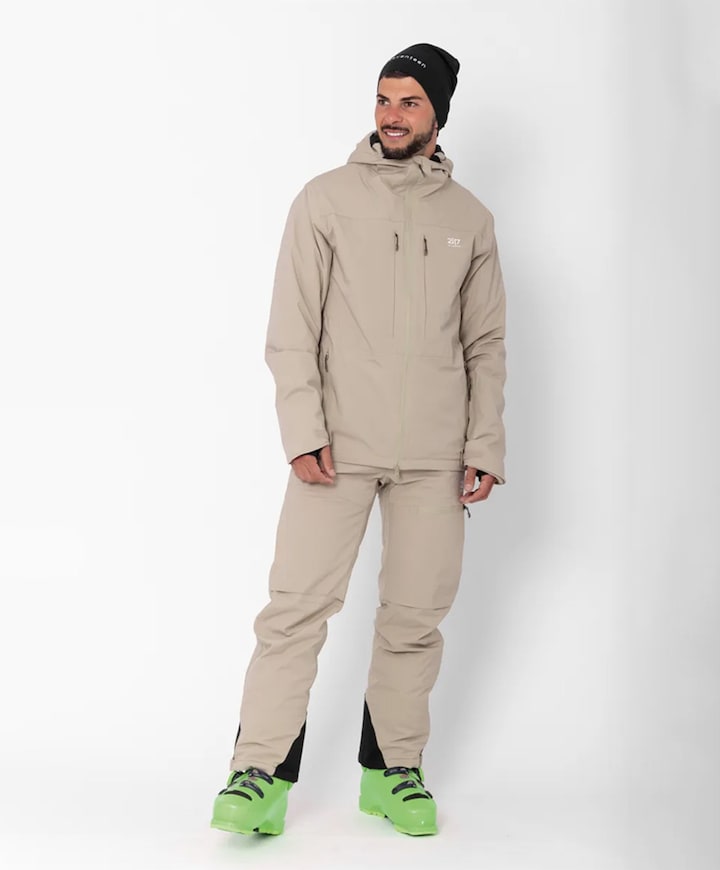 Nausta Ski Pant MS heren skibroek beige