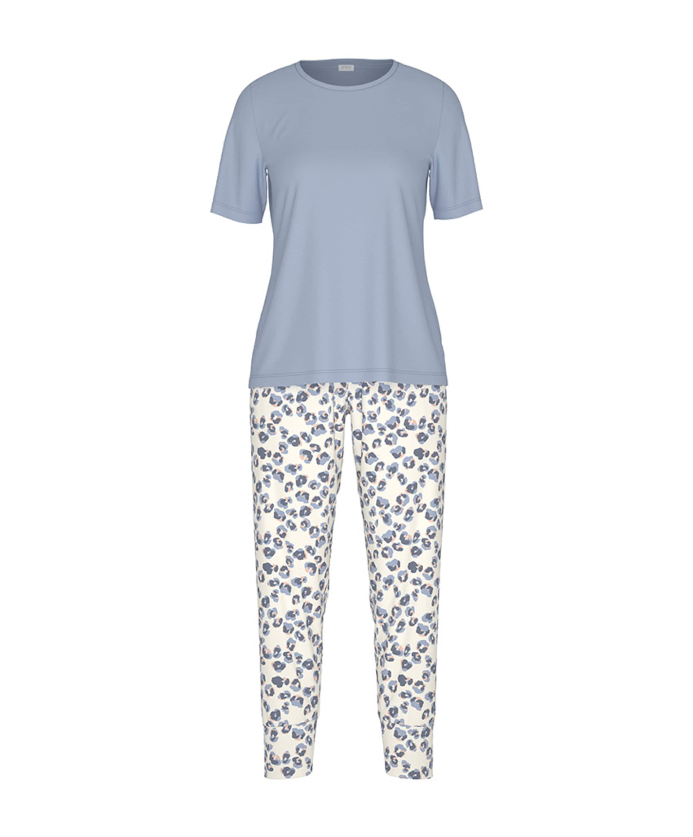 Dames pyjamaset blauw