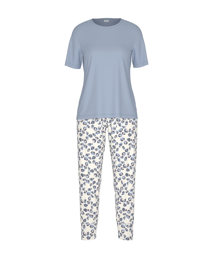 Dames pyjamaset blauw