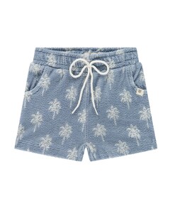 Meisjes korte broek blauw