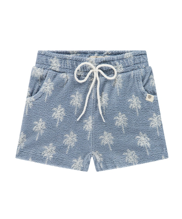 Meisjes korte broek blauw