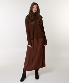 Dames rok bruin
