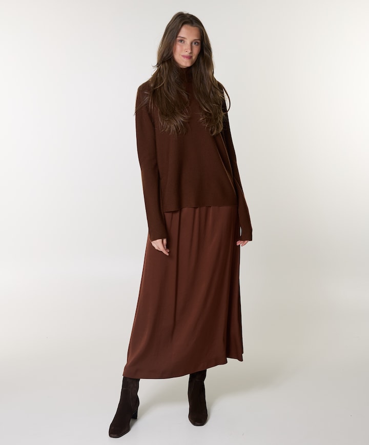 Dames rok bruin