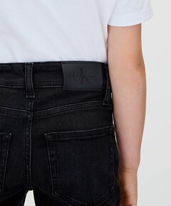 REG STRAIGHT WASHED BLACK jeans grijs