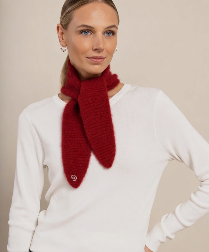Dames sjaal rood