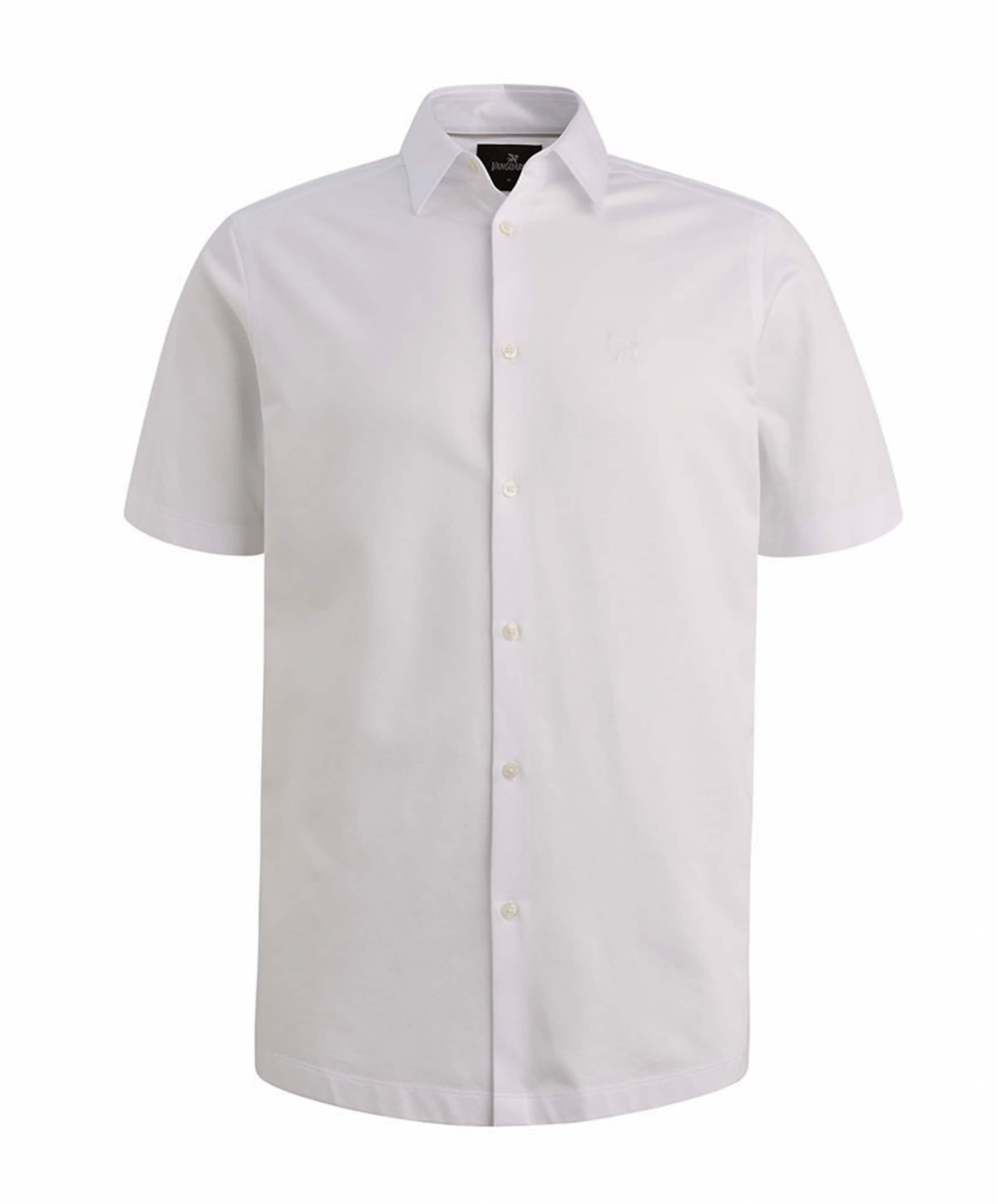 Heren overhemd korte mouw wit