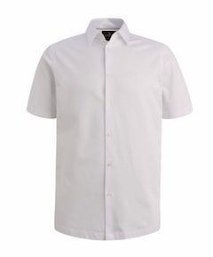 Heren overhemd korte mouw wit