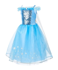 Meisjes Ice queen jurk multicolor