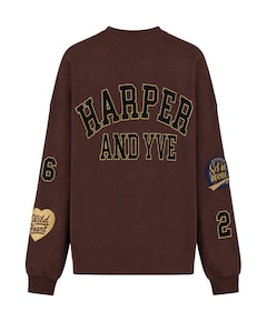 Dames sweater bruin