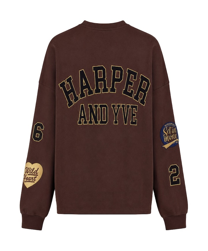 Dames sweater bruin