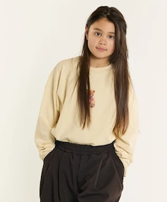 Uniseks longsleeve beige