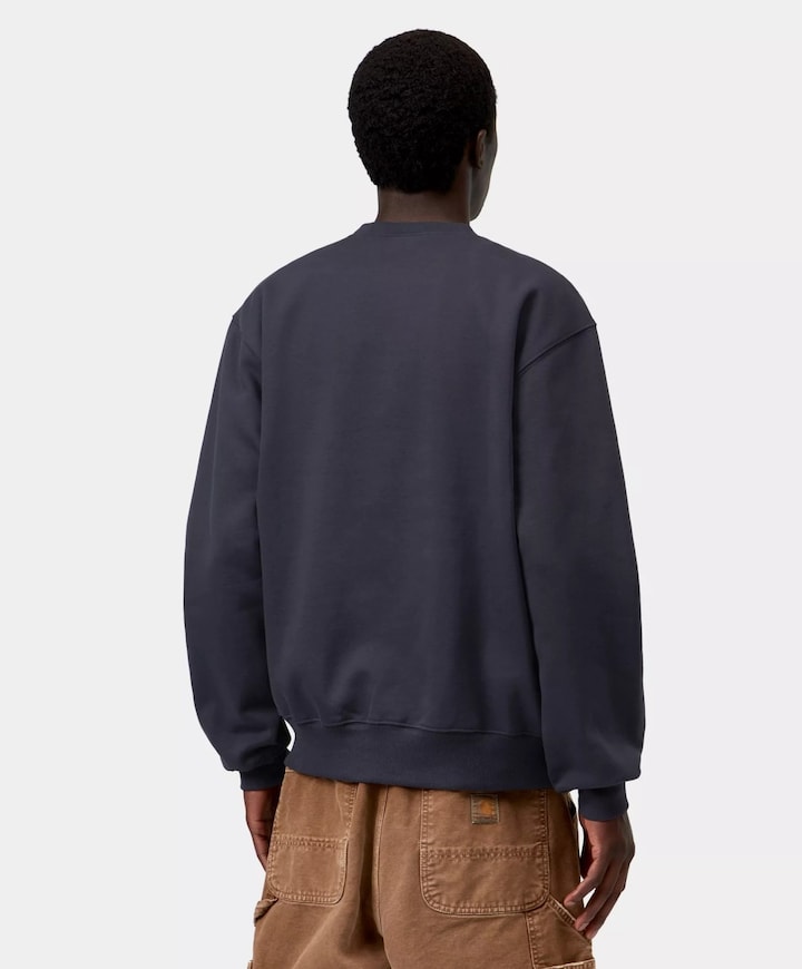 Heren sweater blauw