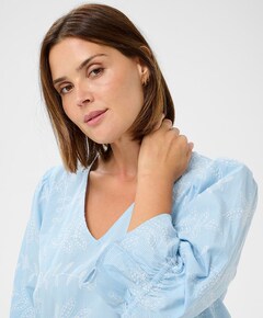 Dames blouse blauw