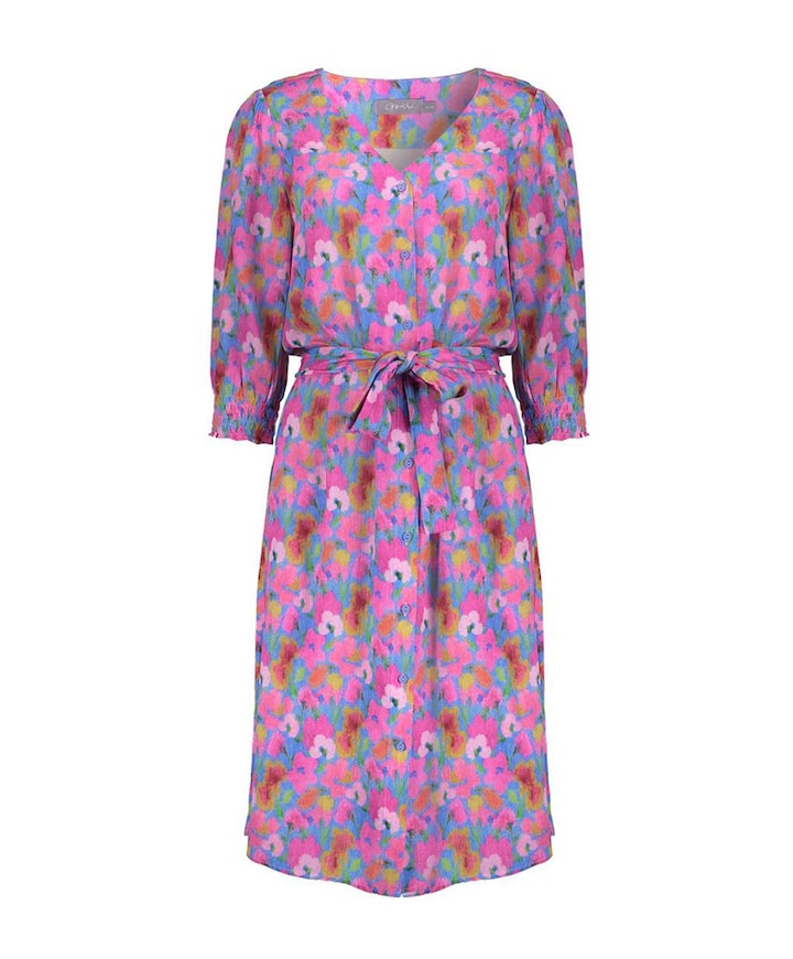 Dames jurk multicolor