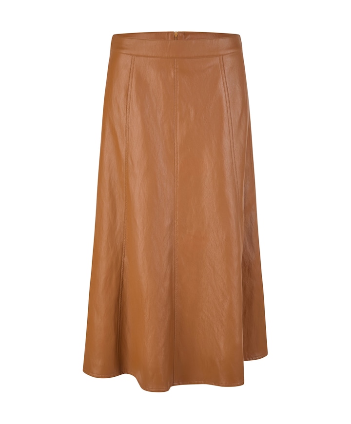 Dames rok bruin