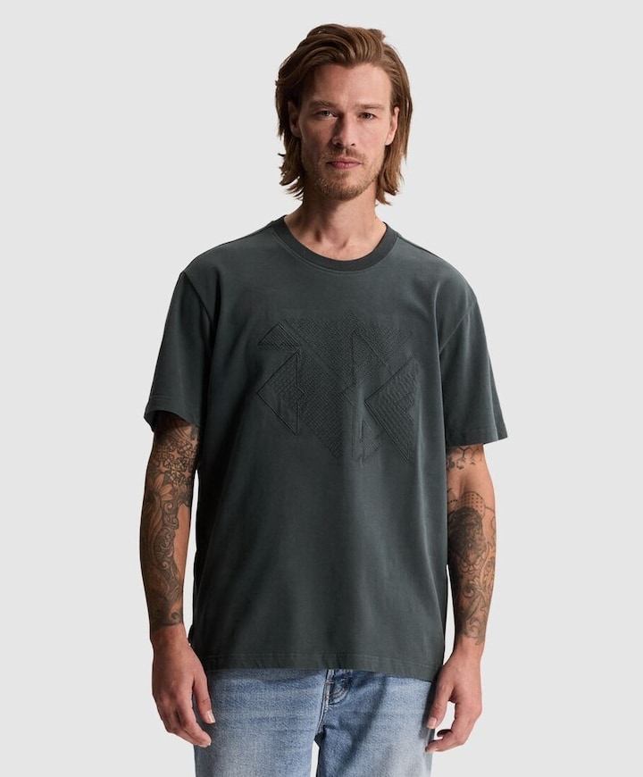 Heren T-shirt blauw