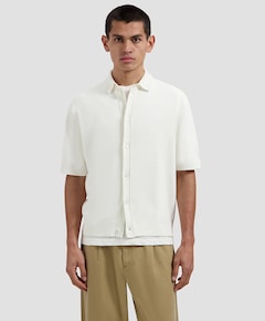 Heren polo ecru