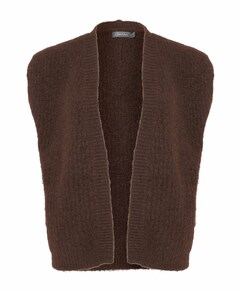 Dames gilet bruin