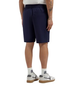 Linnen heren korte broek blauw