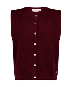 Dames gilet bordeaux