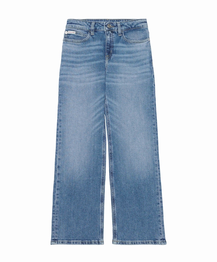 HR WIDE LEG AUTHENTIC BLUE DENIM jeans blauw