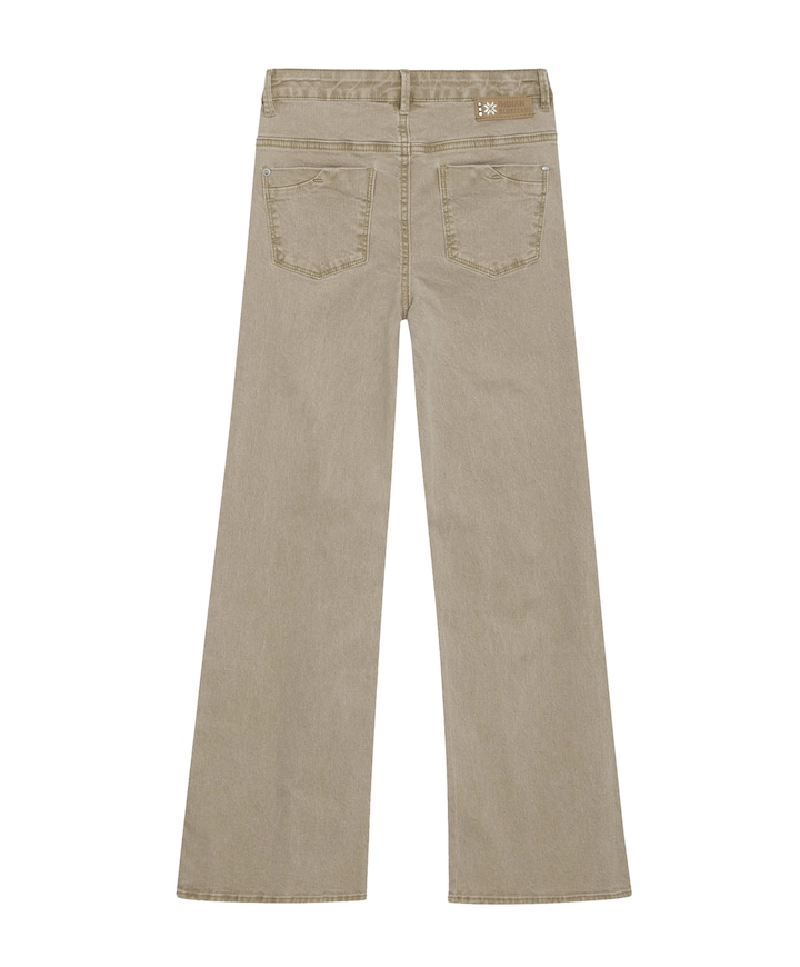 Wide Fit Beige meisjes jeans beige