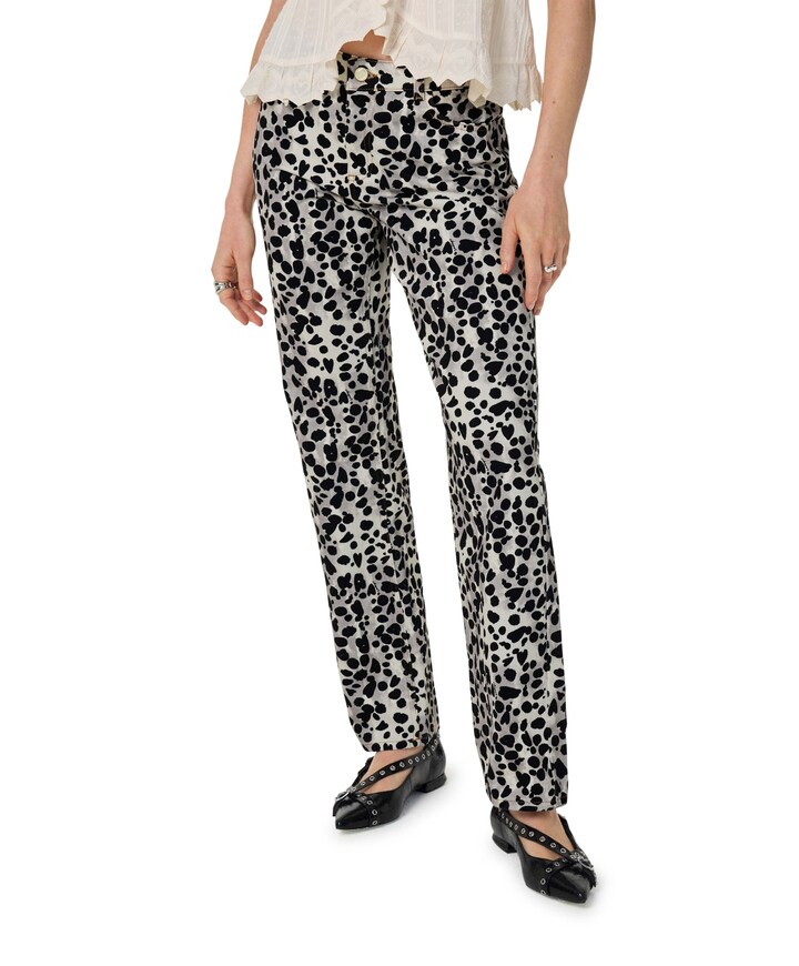 Marie Straight Leg jeans zwart