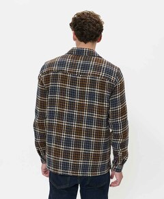 Heren overshirt blauw