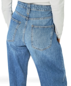 ONLFRANKIE HW ANK BARREL DNM DOT548 dames jeans blauw